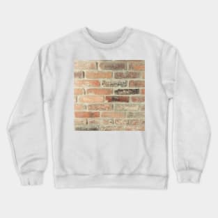 Red brick hipster design Crewneck Sweatshirt